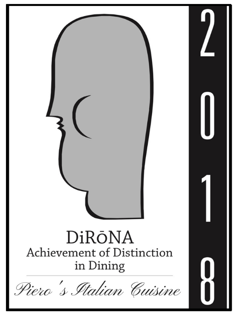 Piero's DiRoNA 2018 Award