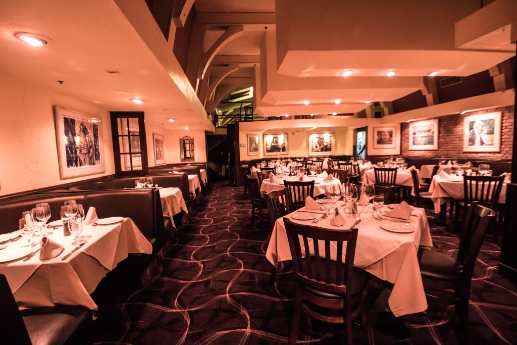 Piero's main dining room available for private events upon special requests.